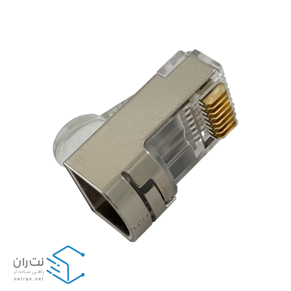 سوکت شبکه نقره‌ای Cat6/7 SFTP باگ - BUG بسته 100 عددی + آچار سوکت زن هدیه-4